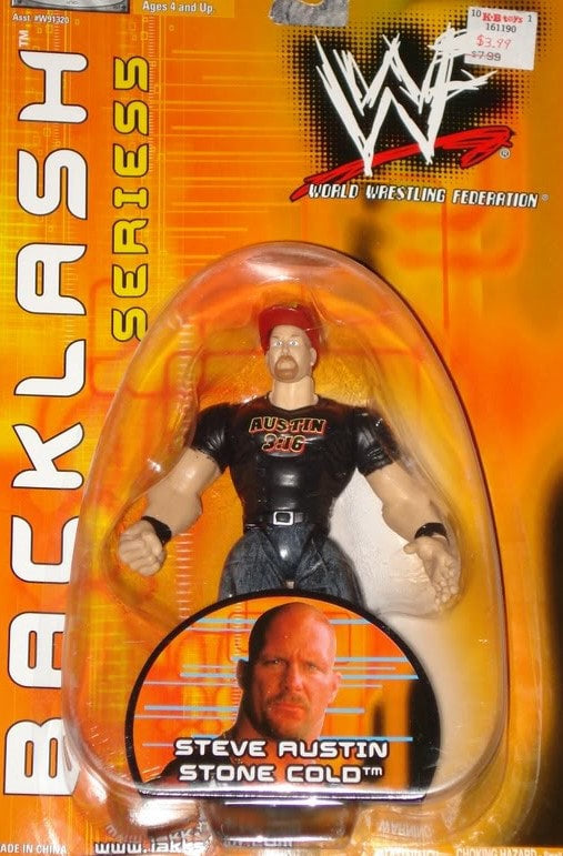 2001 WWF Jakks Pacific Backlash Series 5 Stone Cold Steve Austin [Exclusive] Action & Toy Figures PWcatalog
