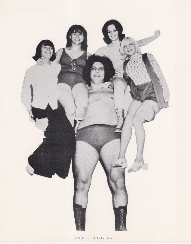 1970's WWWF Andre the Giant Promo Photo PWcatalog