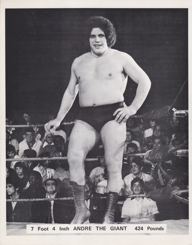 1970's NWA Andre the Giant Promo Photo PWcatalog