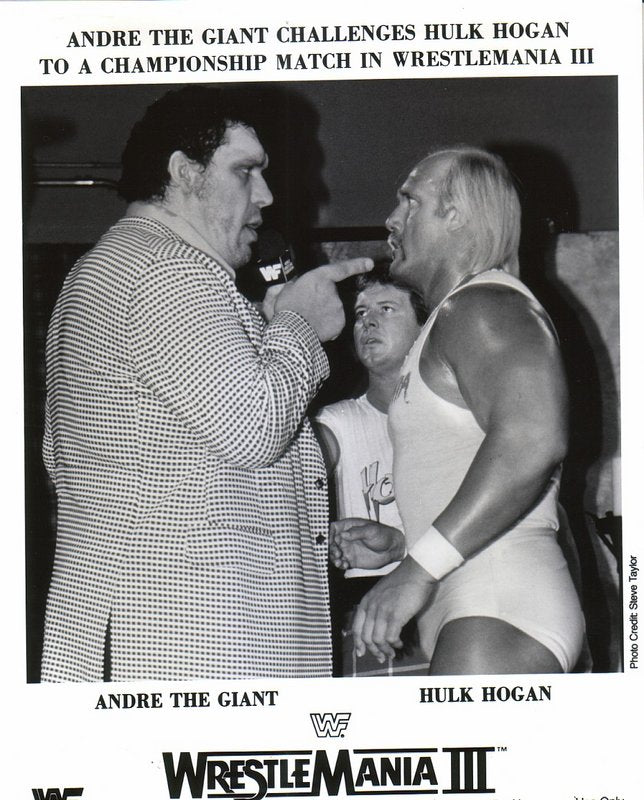 1987 Andre the Giant challenges Hulk Hogan WM3 PWcatalog