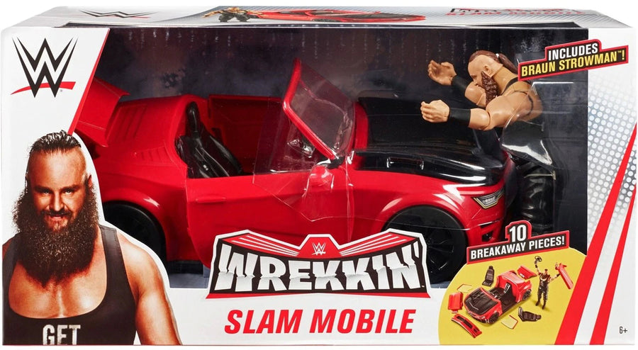 WWE Mattel Wrekkin' 1 Wrekkin' Slam Mobile [With Braun Strowman] Action & Toy Figures PWcatalog