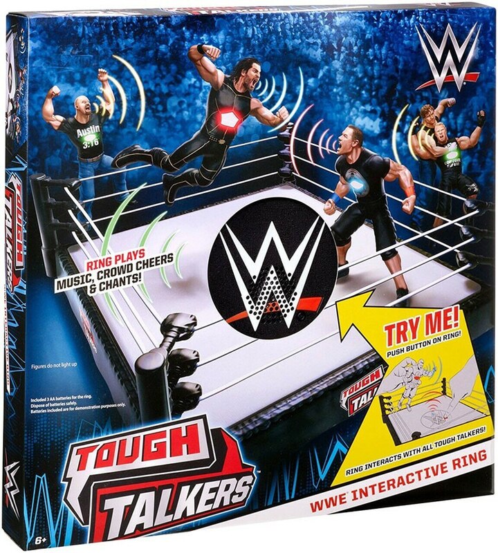 WWE Mattel Tough Talkers Wrestling Rings & Playsets: WWE Interactive Ring