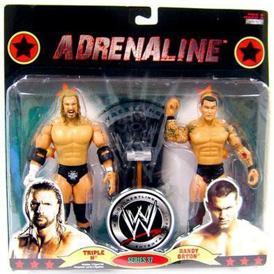 WWE Jakks Pacific Adrenaline 37 Triple H & Randy Orton Action & Toy Figures PWcatalog