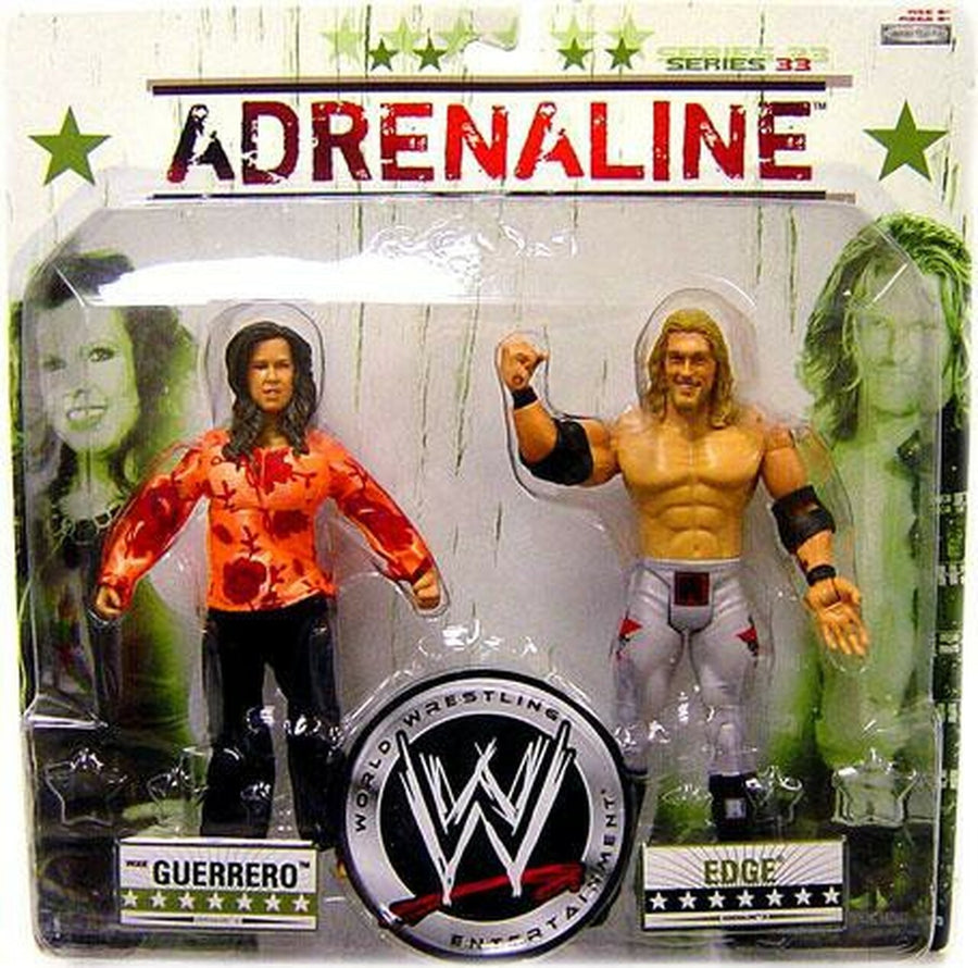 WWE Jakks Pacific Adrenaline 33 Vickie Guerrero & Edge