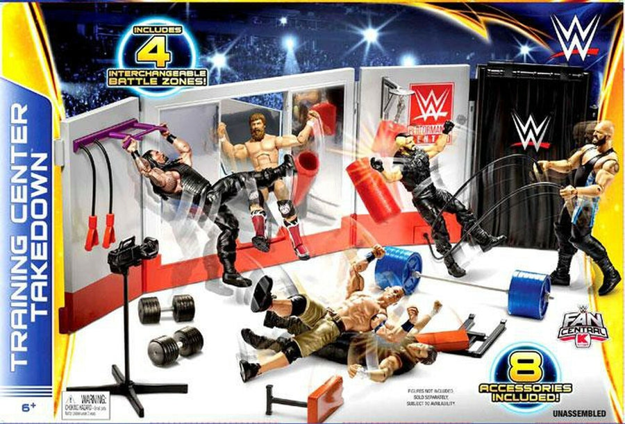 WWE Mattel Training Center Takedown [Exclusive] Action & Toy Figures PWcatalog