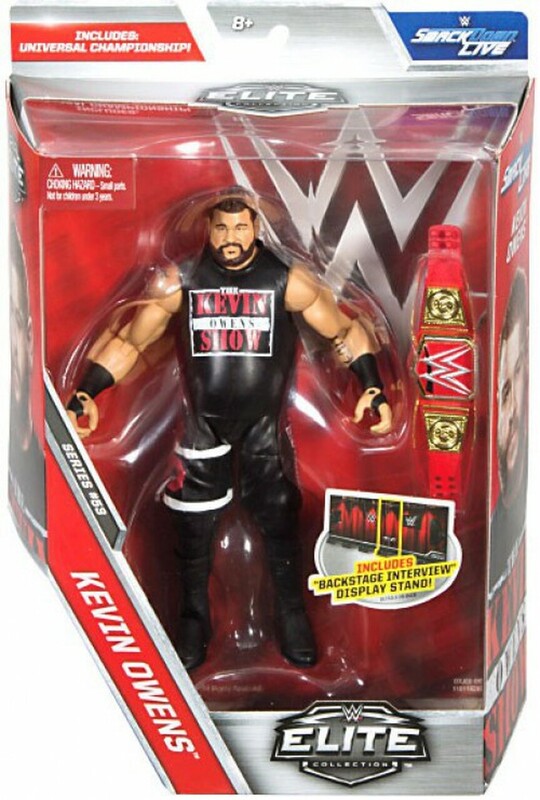 WWE Mattel Elite Collection Series 53 Kevin Owens Action & Toy Figures PWcatalog