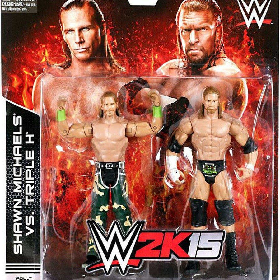 WWE Mattel Shawn Michaels vs. Triple H [Exclusive] Action & Toy Figures PWcatalog