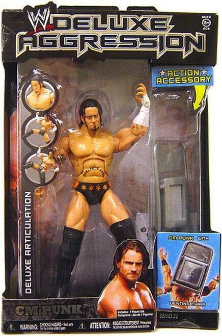 WWE Jakks Pacific Deluxe Aggression 22 CM Punk