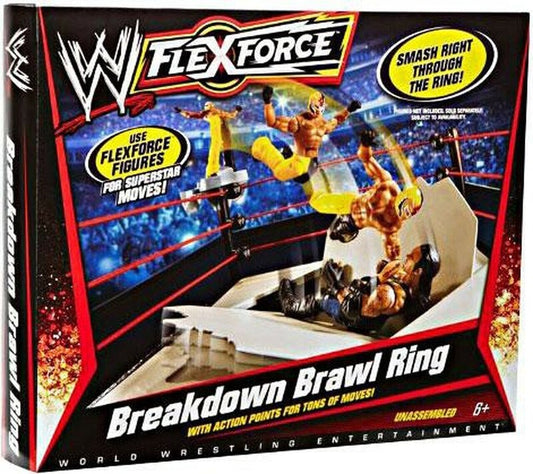 WWE Mattel Flex Force Wrestling Rings & Playsets: Breakdown Brawl Ring