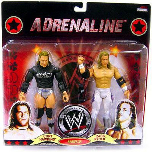 WWE Jakks Pacific Adrenaline 35 Curt Hawkins & Zack Ryder