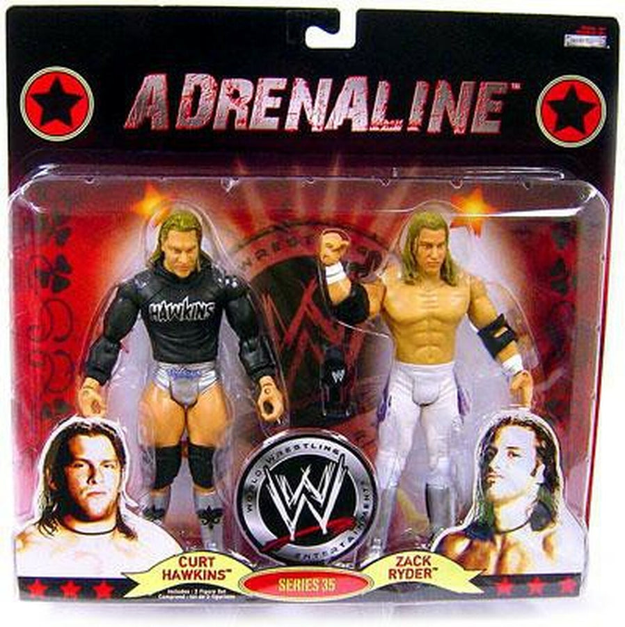 WWE Jakks Pacific Adrenaline 35 Curt Hawkins & Zack Ryder