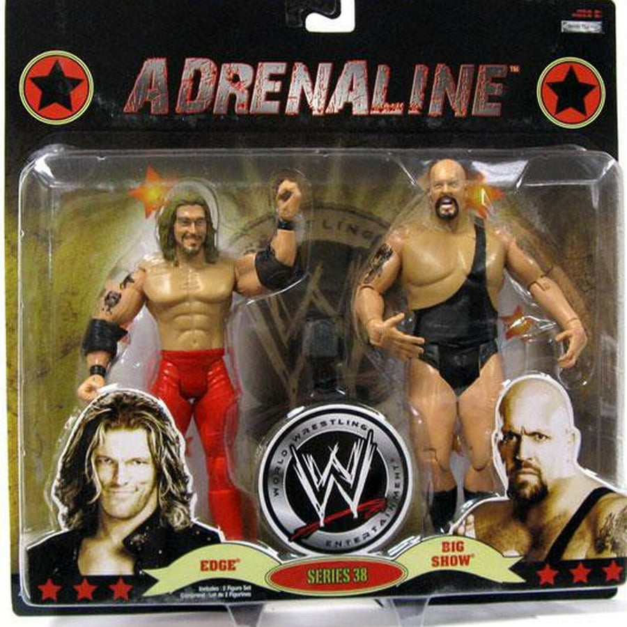 WWE Jakks Pacific Adrenaline 38 Edge & Big Show Action & Toy Figures PWcatalog