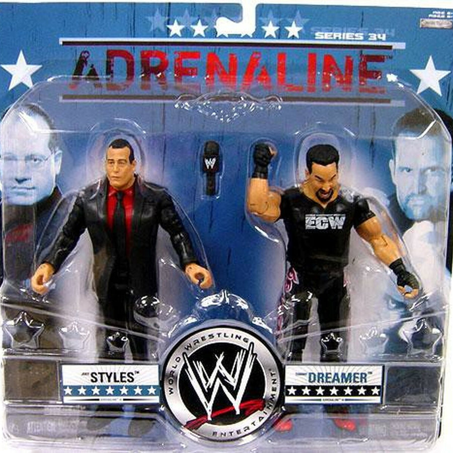 WWE Jakks Pacific Adrenaline 34 Joey Styles & Tommy Dreamer Action & Toy Figures PWcatalog