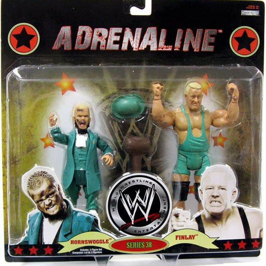 WWE Jakks Pacific Adrenaline 38 Hornswoggle & Finlay Action & Toy Figures PWcatalog