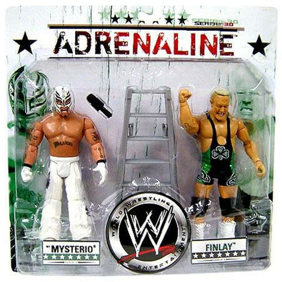 WWE Jakks Pacific Adrenaline 30 Rey Mysterio & Finlay Action & Toy Figures PWcatalog