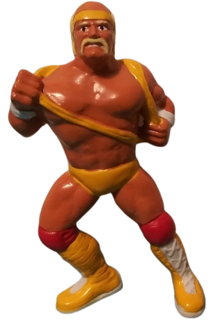 WWF Applause Mini Figures Hulk Hogan [In Tearing Shirt Pose]