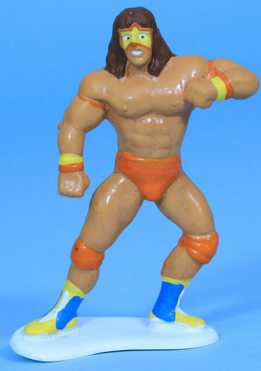WWF Applause Mini Figures Ultimate Warrior [With Orange Trunks]