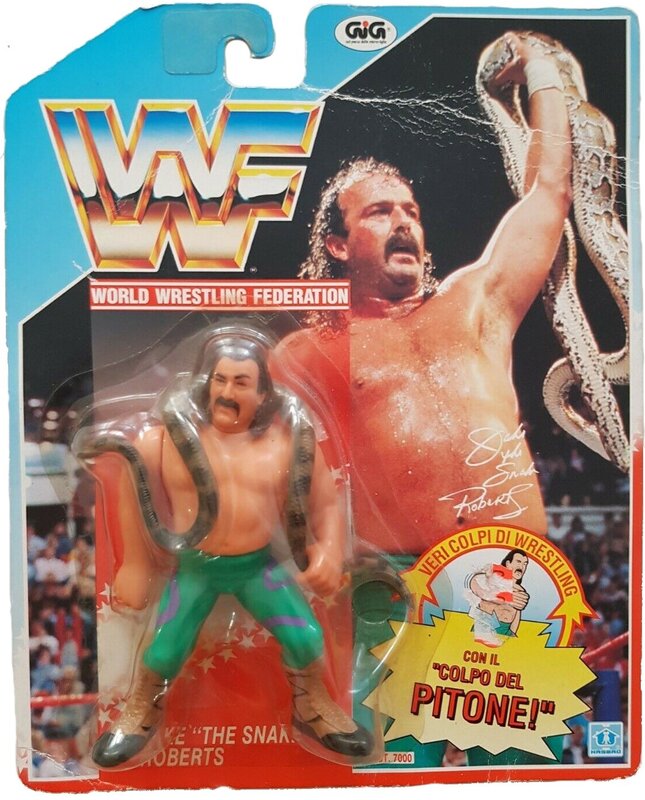 WWF Hasbro 1 Jake "The Snake" Roberts with Python Punch!