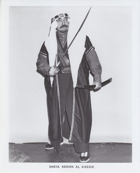 1980s AWA Sheik Adnan Al Kassie Promo Photo