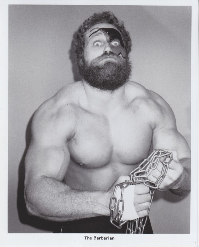 1980s AWA Barbarian Promo Photo