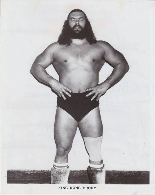 1980s AWA King Kong Brody Promo Photo