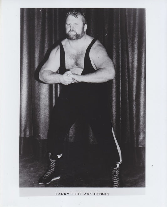 1980s AWA Larry "The Ax" Hennig Promo Photo