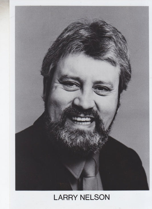 1980s AWA Announcer Larry Nelson Vintage 5x7 Promo Photo