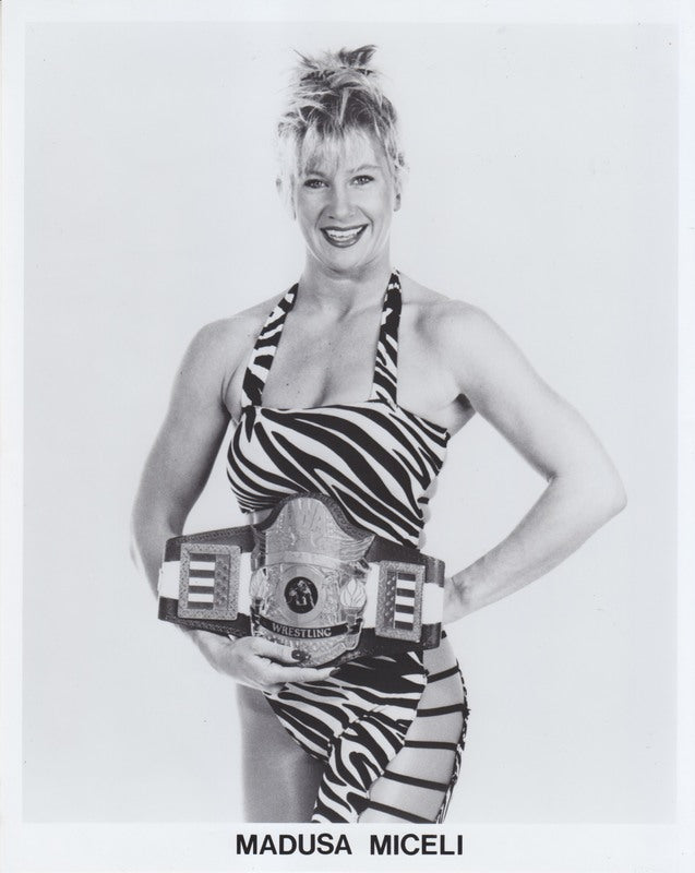 1988 AWA LADIES CHAMPION Madusa Miceli vintage Promo Photo PWcatalog