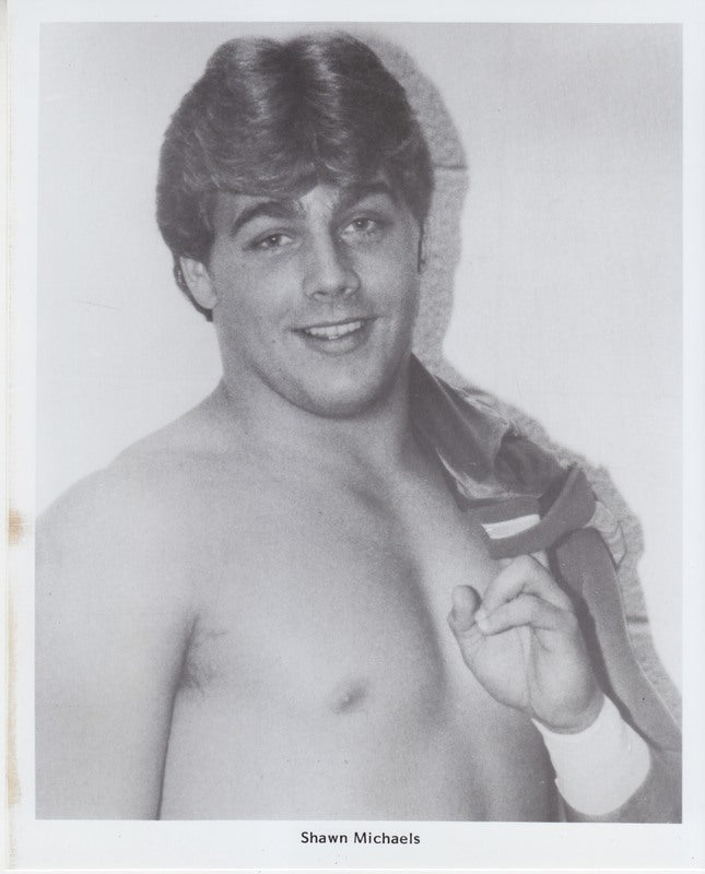 1986 AWA Shawn Michaels "True Rookie" Promo Photo