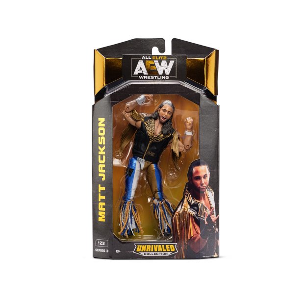 AEW Jazwares Unrivaled Collection 3 #23 Matt Jackson Action & Toy Figures PWcatalog