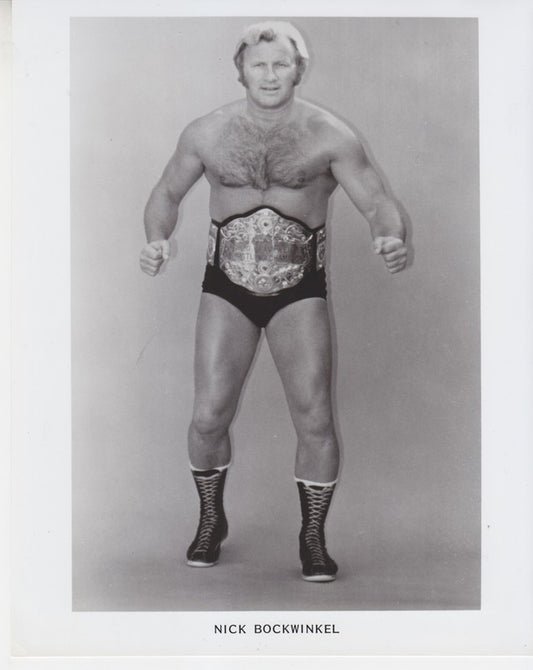 1980s AWA CHAMPION Nick Bockwinkel Promo Photo