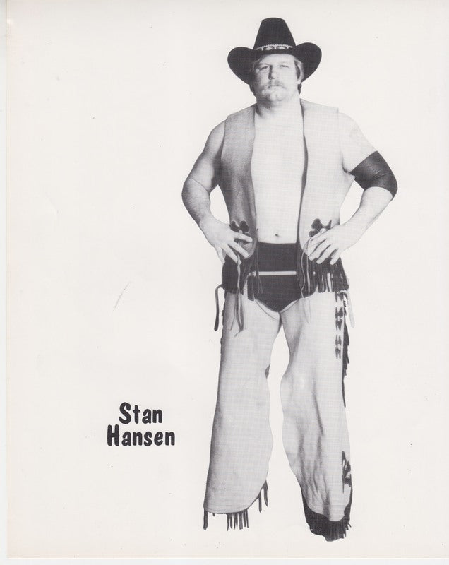 1980s WWWF Stan Hansen Promo Photo