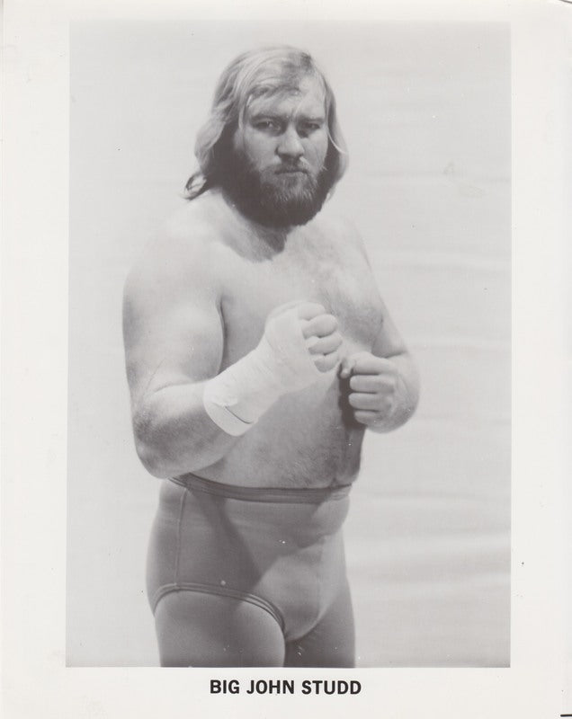 1980s NWA Big John Studd Promo Photo