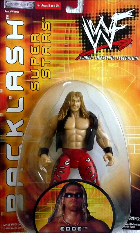 2000 WWF Jakks Pacific Backlash Series 1 Edge [Exclusive] Action & Toy Figures PWcatalog