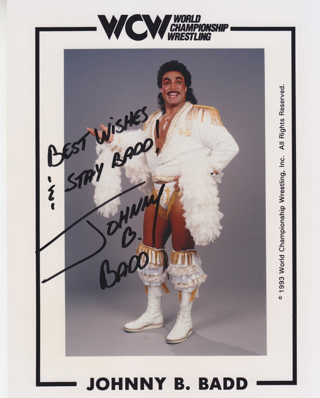 WCW Johnny B. Badd (signed) PW Catalog