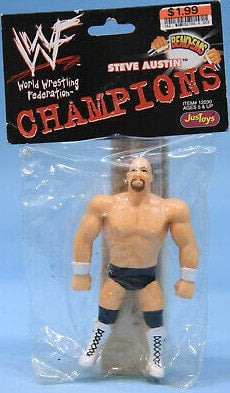 WWF Just Toys Bend-Ems Champions Steve Austin
