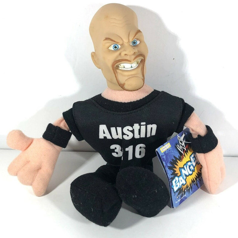 1998 WWF Jakks Pacific Bangers Series 1 Stone Cold Steve Austin Action & Toy Figures PWcatalog