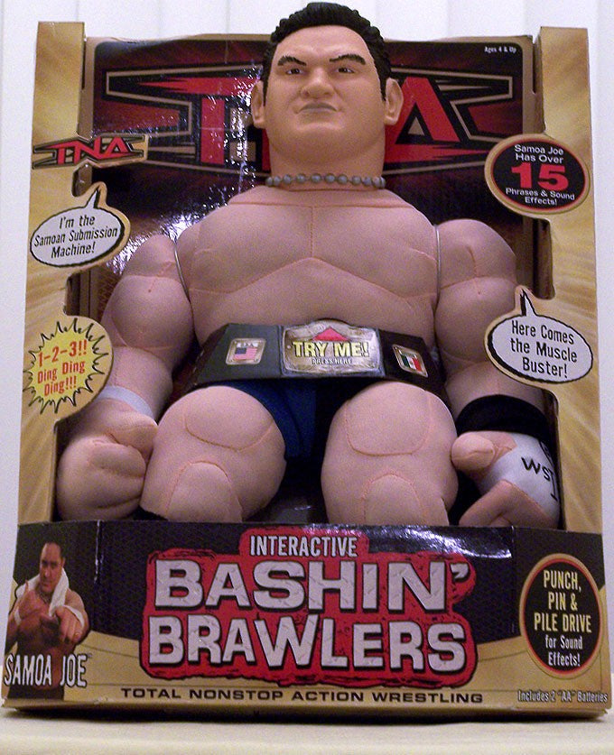 TNA/Impact Wrestling Marvel Toys Bashin' Brawlers 1 Samoa Joe Action & Toy Figures PWcatalog