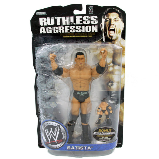 WWE Jakks Pacific Ruthless Aggression With Micro Aggression Series 1 Batista