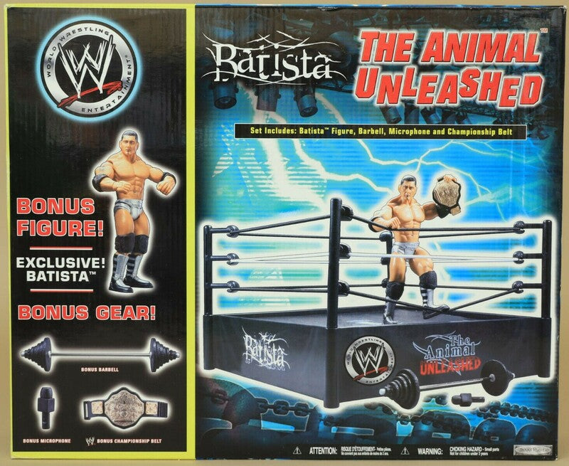 WWE Jakks Pacific The Animal Unleashed Ring [With Batista] Action & Toy Figures PWcatalog