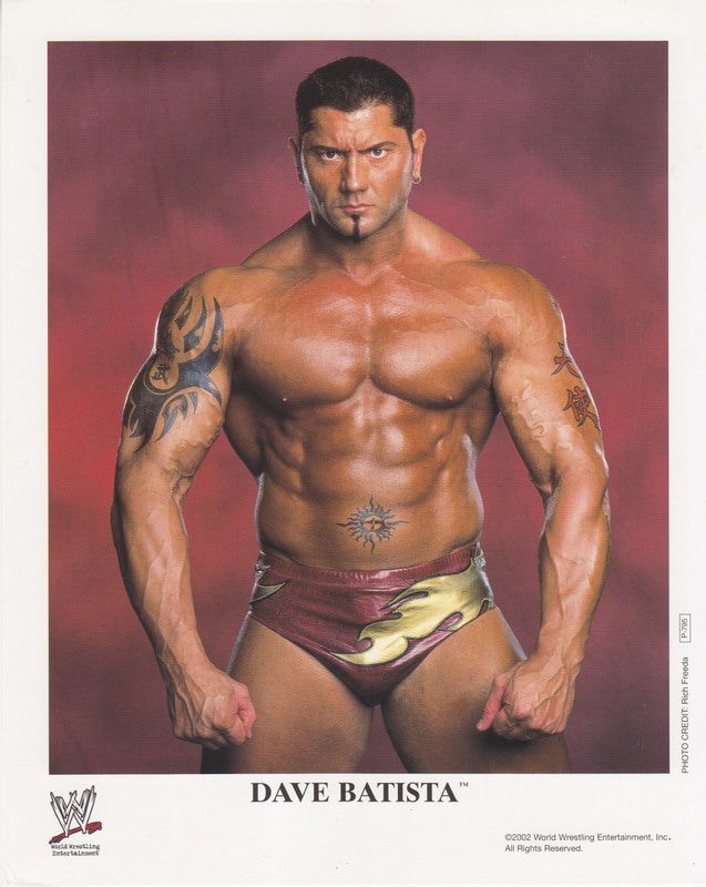 2002 Dave Batista P795 (debut promo) color PW Catalog