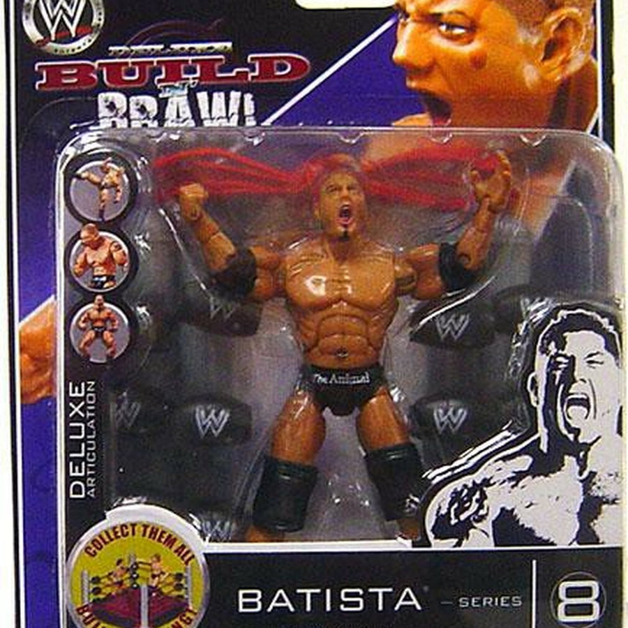 WWE Jakks Pacific Deluxe Build 'N' Brawl 8 Batista Action & Toy Figures PWcatalog