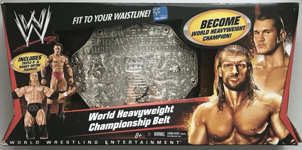 WWE Mattel Championship Combo Packs World Heavyweight Championship Belt [With Triple H & Randy Orton, Exclusive]