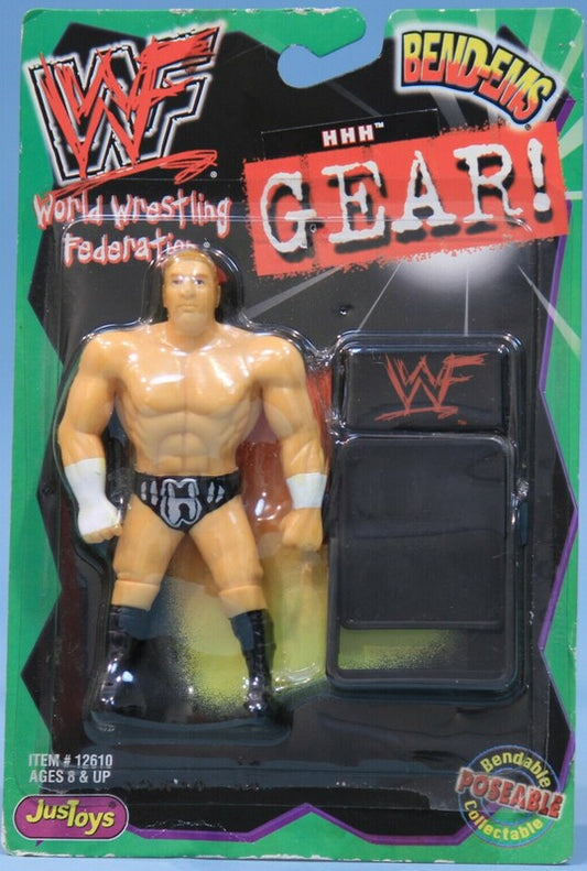 WWF Just Toys Bend-Ems Gear! HHH