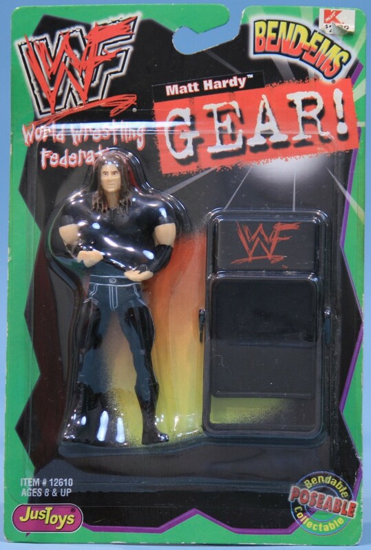 WWF Just Toys Bend-Ems Gear! Matt Hardy Action & Toy Figures PWcatalog