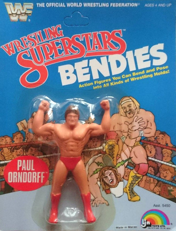 WWF LJN Wrestling Superstars Bendies Paul Orndorff Action & Toy Figures PWcatalog
