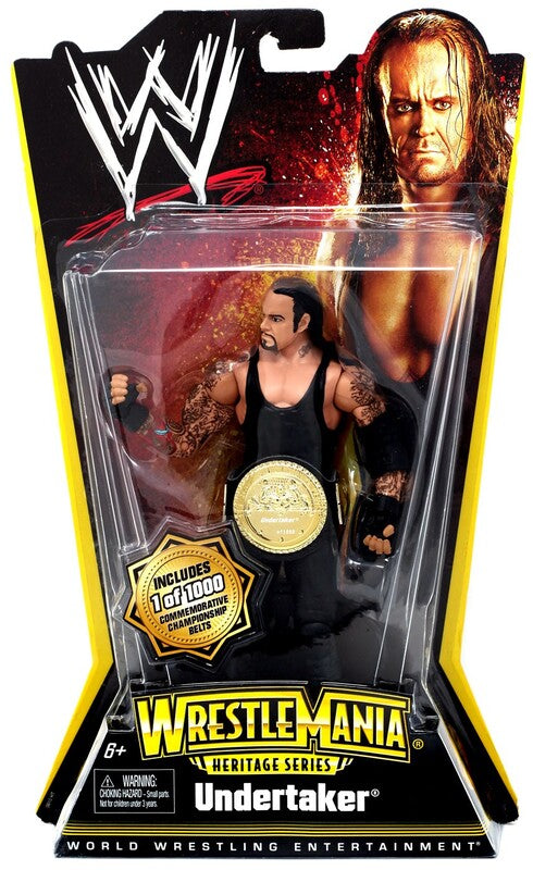 WWE Mattel WrestleMania Heritage 1 Undertaker [Chase]