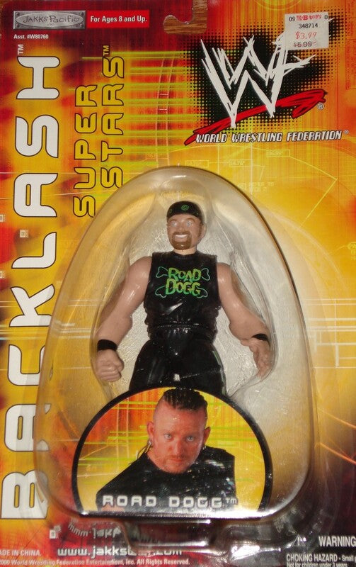 2000 WWF Jakks Pacific Backlash Series 1 Road Dogg [Exclusive] Action & Toy Figures PWcatalog