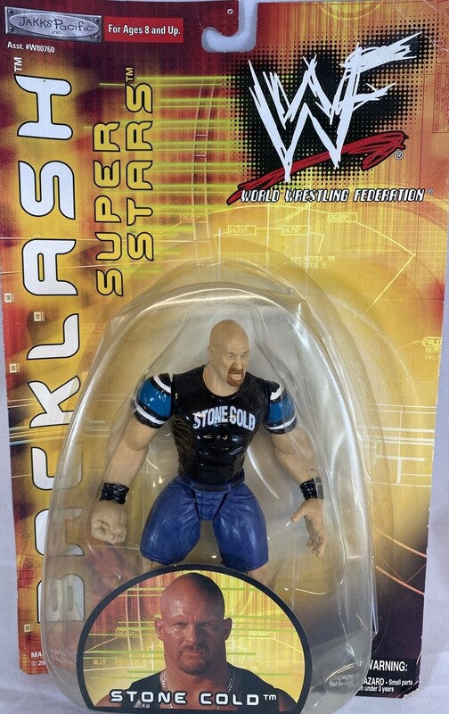 2000 WWF Jakks Pacific Backlash Series 1 Stone Cold [Exclusive] Action & Toy Figures PWcatalog