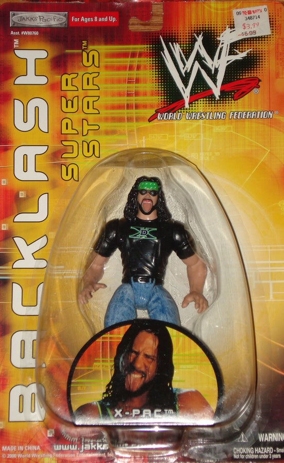 2000 WWF Jakks Pacific Backlash Series 1 X-Pac [Exclusive] Action & Toy Figures PWcatalog